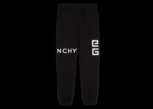 Givenchy Embroidered Joggers Black/White