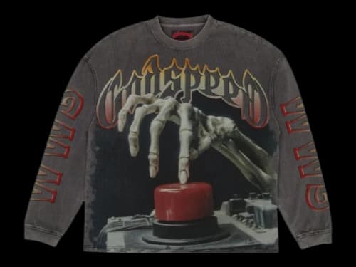 Godspeed Code Red Shirt Grey Wash