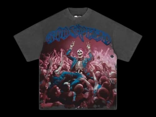 Godspeed Crowd Surfer T-shirt Wash Gray
