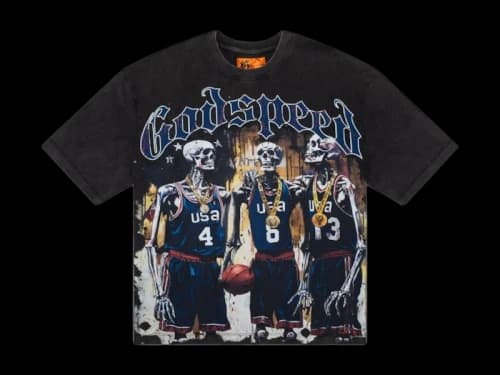 Godspeed Dream Team Tee Grey Wash