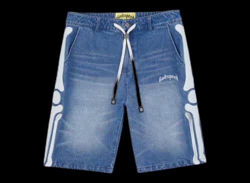 Godspeed Femur Denim Shorts Blue
