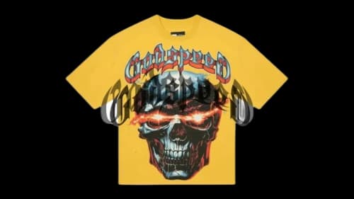 Godspeed Galaxsee T-shirt Yellow