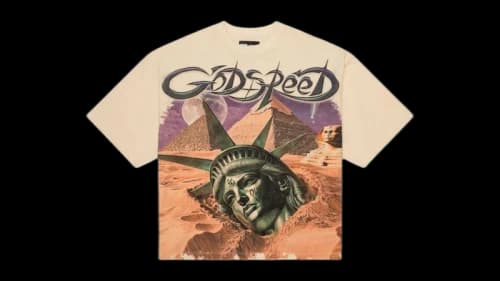 Godspeed Mother Cairo T-shirt Bone