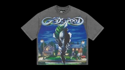 Godspeed Neighborhood Watch T-shirt Grey Wash