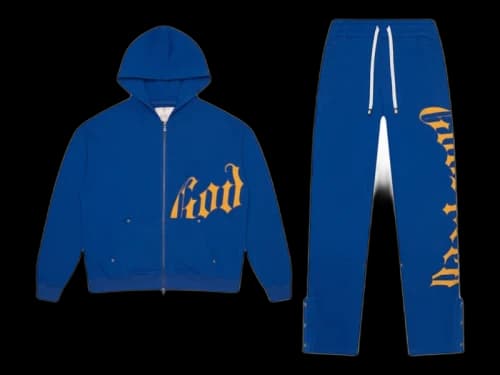 Godspeed OG Logo Sweatsuit Blue/Yellow