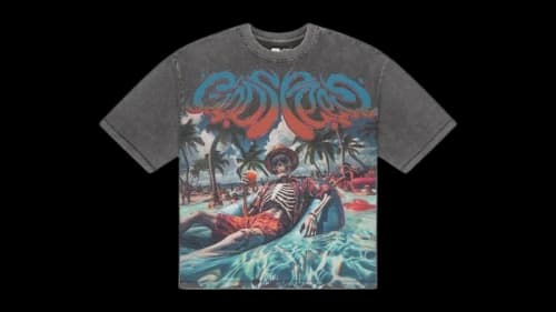 Godspeed Pool Party T-shirt Grey Wash