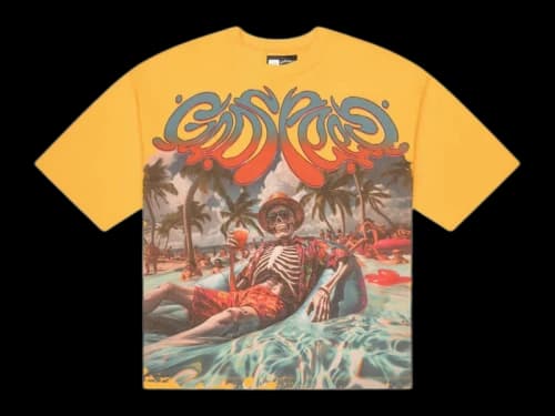 Godspeed Pool Party T-shirt Yellow Wash