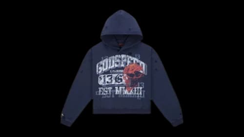 Godspeed Seeing Double Hoodie Blue