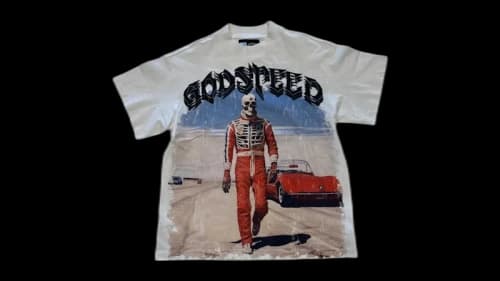 Godspeed Speed Racer T-Shirt Bone