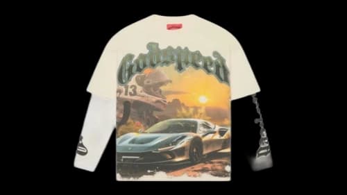 Godspeed Sunset Drift Layered Tee Bone