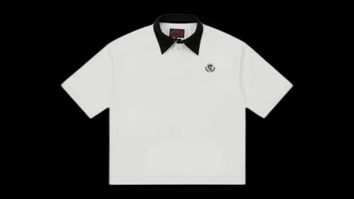 Godspeed Victor Minimal Crest Polo White