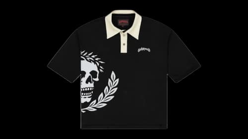 Godspeed Victor Oversize Crest Polo Black