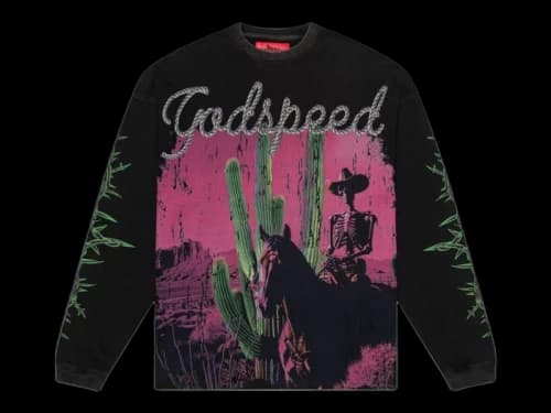 Godspeed Westworld L/S T-shirt Black Wash