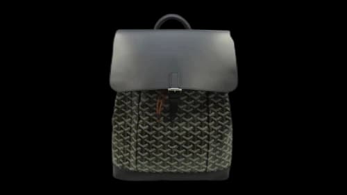 Goyard Alpin Backpack Goyardine Black
