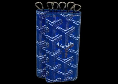 Goyard Saint Michel Keyholder Wallet Blue