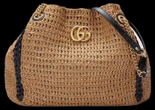 Gucci GG Marmont Tote Large Beige/Black