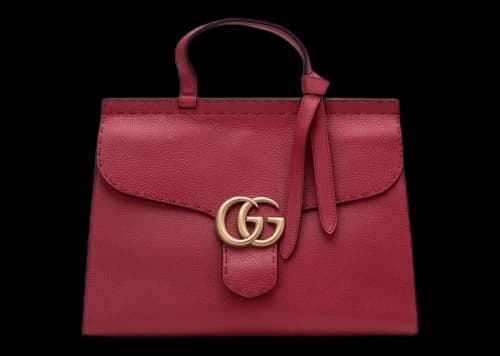 Gucci GG Marmont Top Handle Medium Red