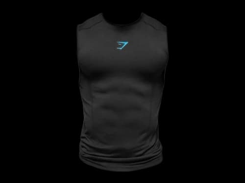 Gymshark Onyx Midnight 5.0 Tank Black/Black