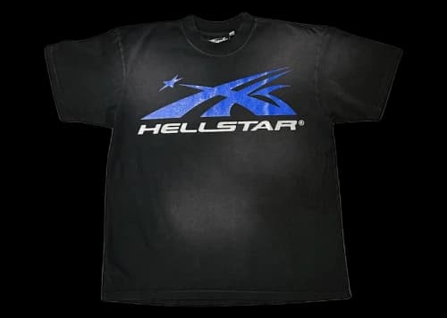 Hellstar Gel Sport Logo (Black/Blue) T-shirt