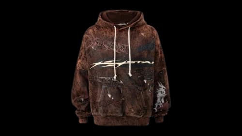 Hellstar Hstar Graffiti Hoodie Multicolor