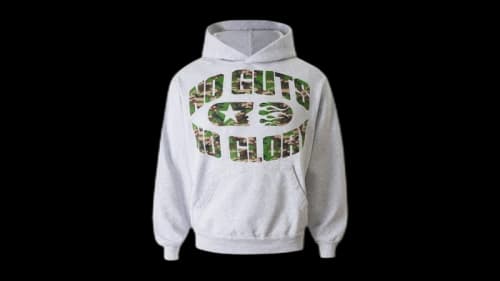Hellstar No Guts No Glory! Hoodie Grey
