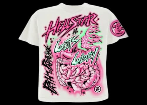 Hellstar No Guts No Glory T-Shirt White