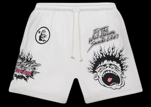 Hellstar Records Shorts White