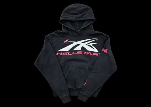 Hellstar Sport Logo Hoodie Black