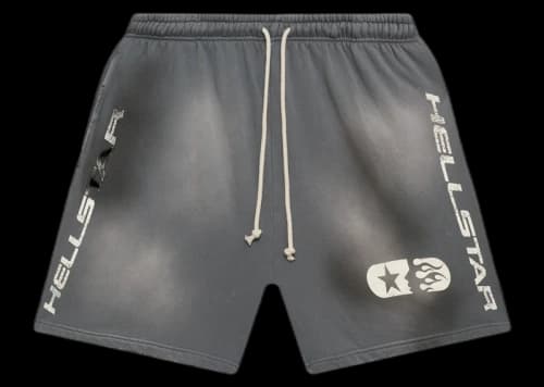 Hellstar Studios Shorts Gray
