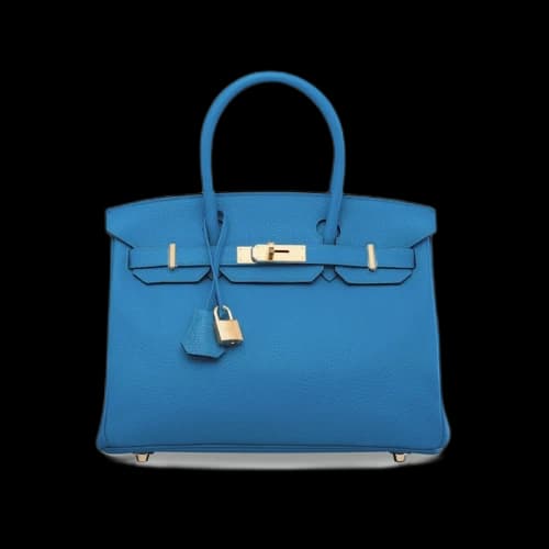 Hermes Birkin 30 Bleu Zanzibar