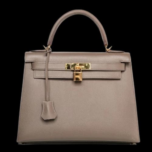 Hermes Kelly Sellier Epsom 28 Etain