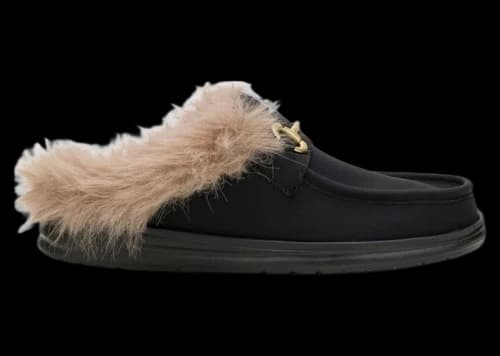 Hey Dude Wally Slip Loafer Market Black