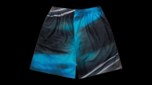 Hidden NY Blur Mesh Short Multicolor