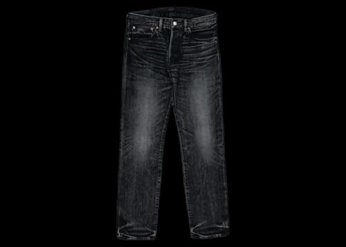 Hidden NY Hand Distressed Denim Washed Black
