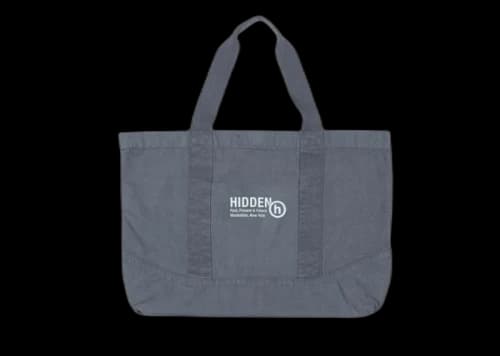 Hidden NY Stacked Logo Bag Washed Black