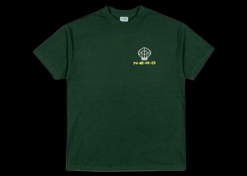 Hidden NY x N.E.R.D Brain Logo T-shirt Green