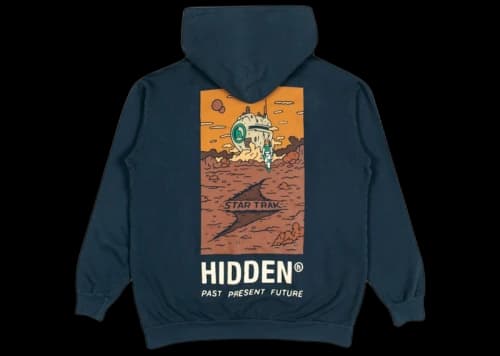 Hidden NY x Star Trak Landing Hoodie Navy