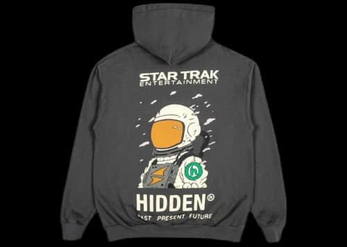 Hidden NY x Star Trak Spaceman Hoodie Black