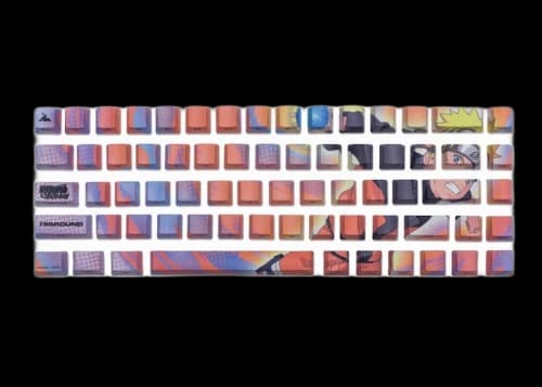 Higround Naruto x Naruto Keycap Set Orange/Blue