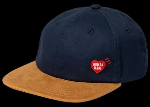 Human Made 6 Panel Twill Cap Navy