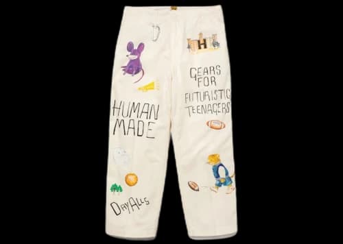 Human Made Printed Chino Pants White