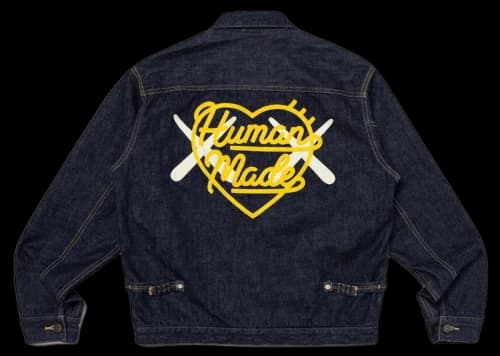 Human Made x KAWS Denim Work Jacket Indigo