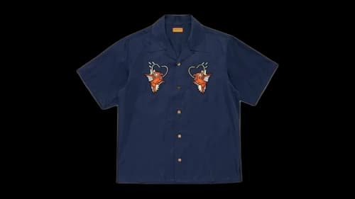 Human Made x Pokemon Made Aloha Magikarp Shirt Navy