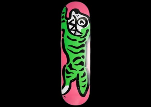 Icecream Ice Cream Hey Tiger Skateboard Deck Pink/Coral
