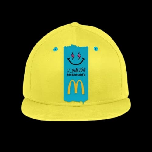 J Balvin x McDonald's Logo Snapback 2 Yellow