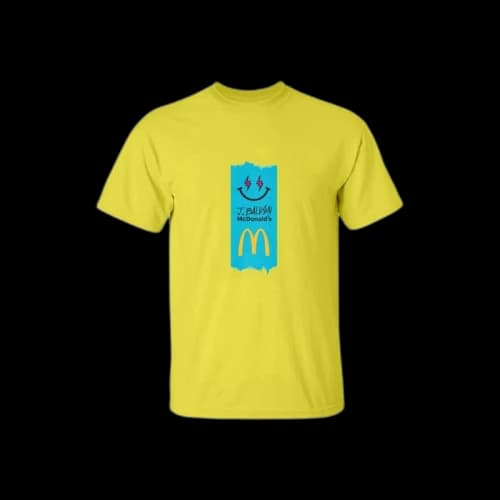 J Balvin x McDonald's Logo Tee 2 Yellow