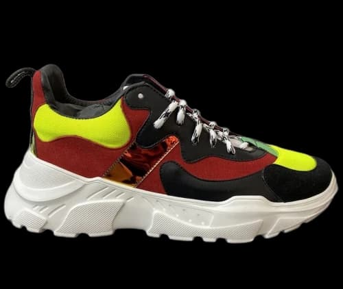 John Geiger 003 Black Red Lime