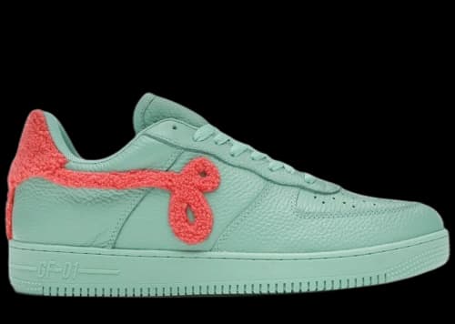 John Geiger GF-01 Teal Peach Chenille