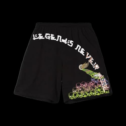 Juice Wrld x Vlone LND Shorts Black
