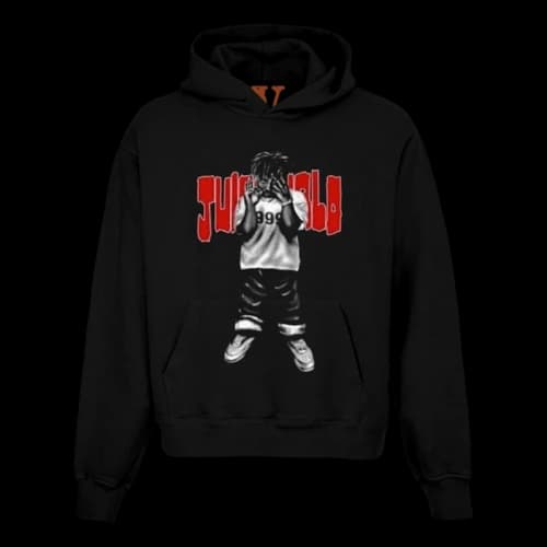 Juice Wrld x Vlone Man of the Year Hoodie Black